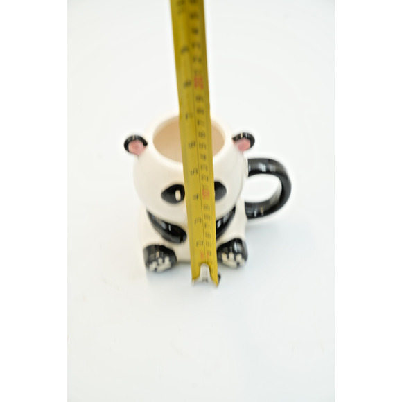 Panda Shaped Ceramic Mug with Handle – 5.25” Tall Cute Animal Design - Picture 7 of 10